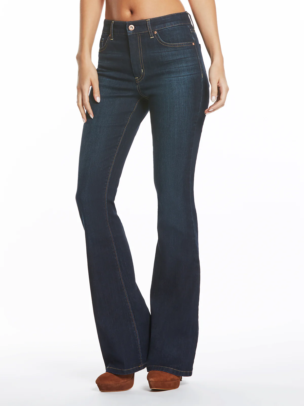 Adored High Rise Flare in Flawless - Image 3