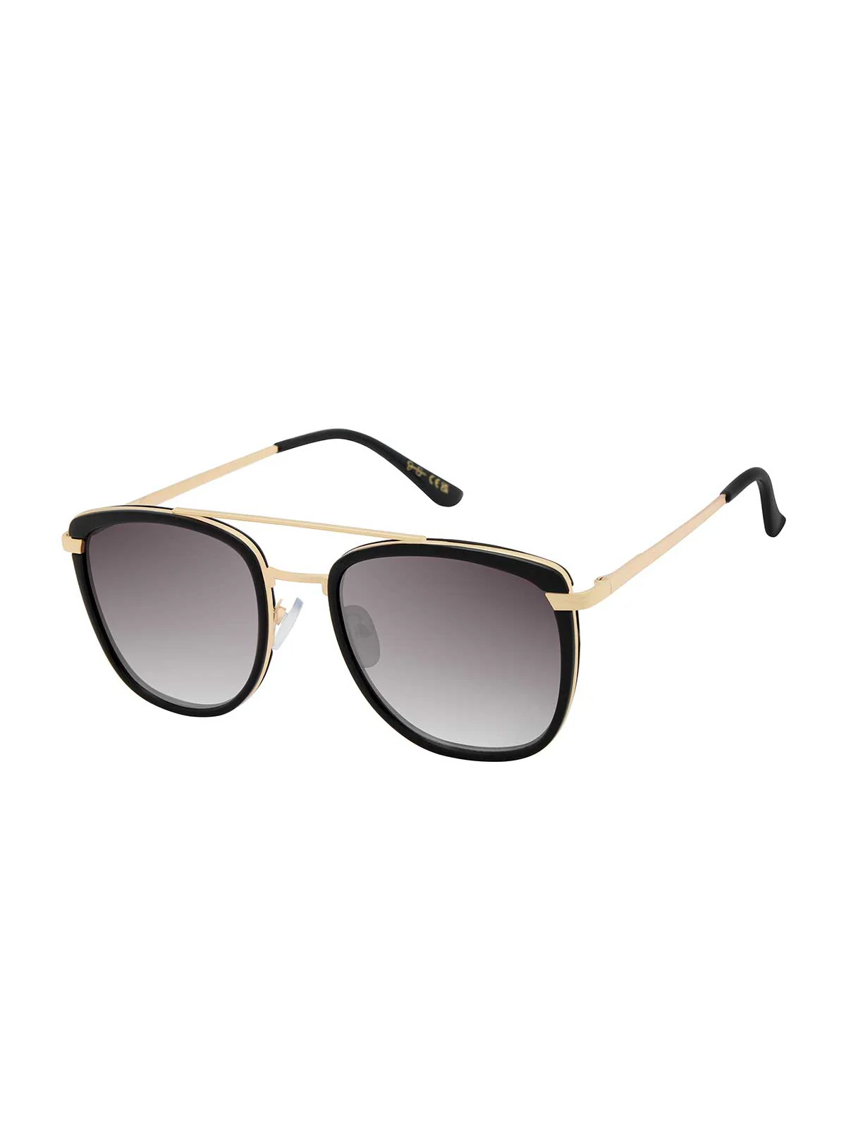 Browbar Aviator Sunglasses in Gold & Black