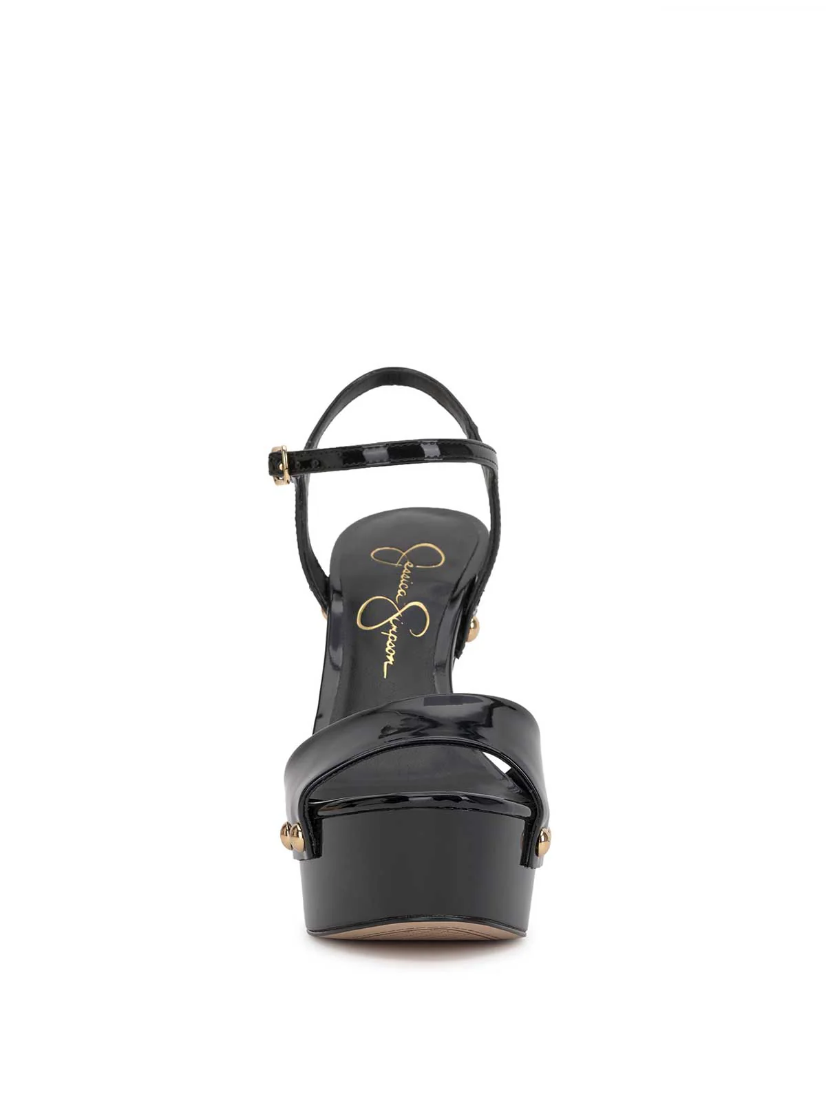 Calenta Studded Platform in Black - Image 2