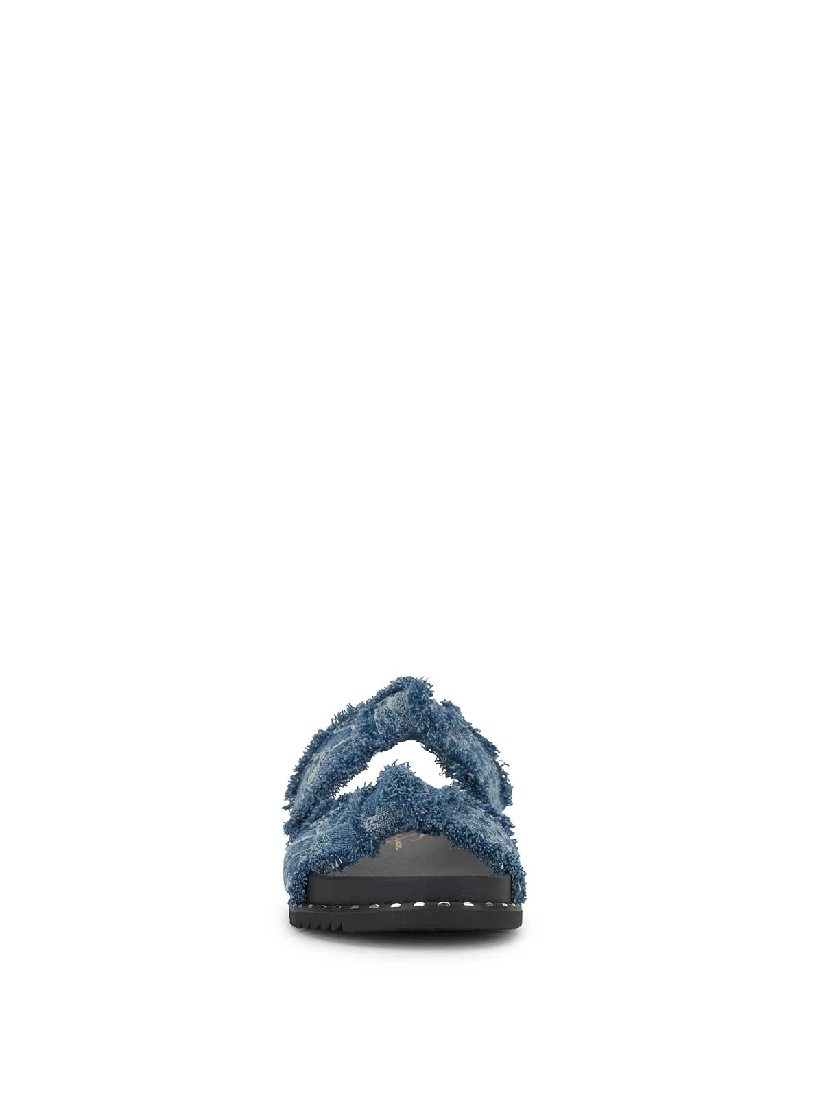Caralyna Flat Sandal in Denim - Image 2