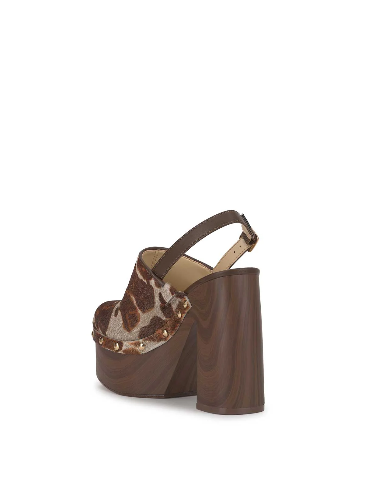 Cazea Platform in Cow Print - Image 3