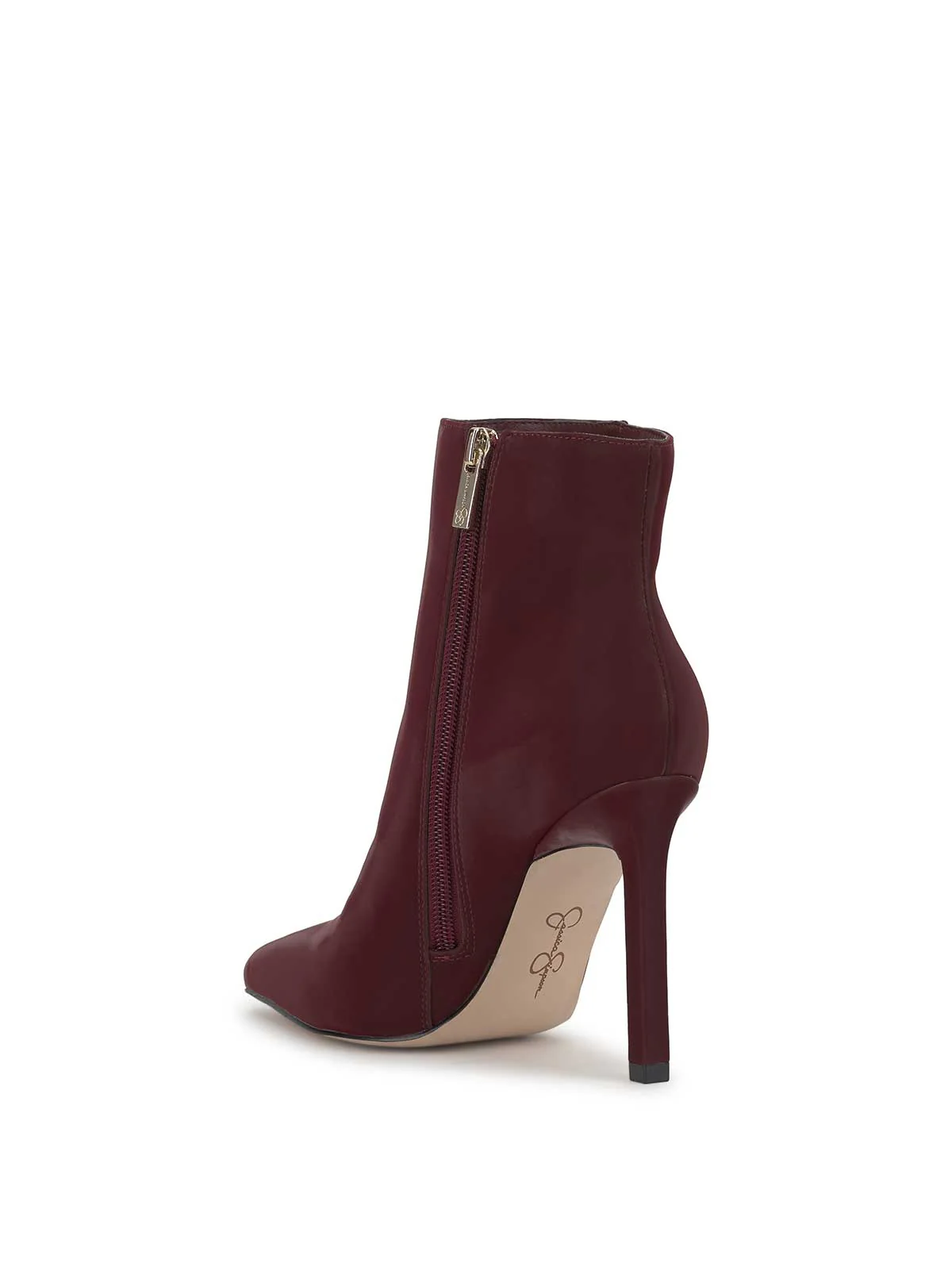 Debia High Heel Boot in Dark Cherry - Image 3