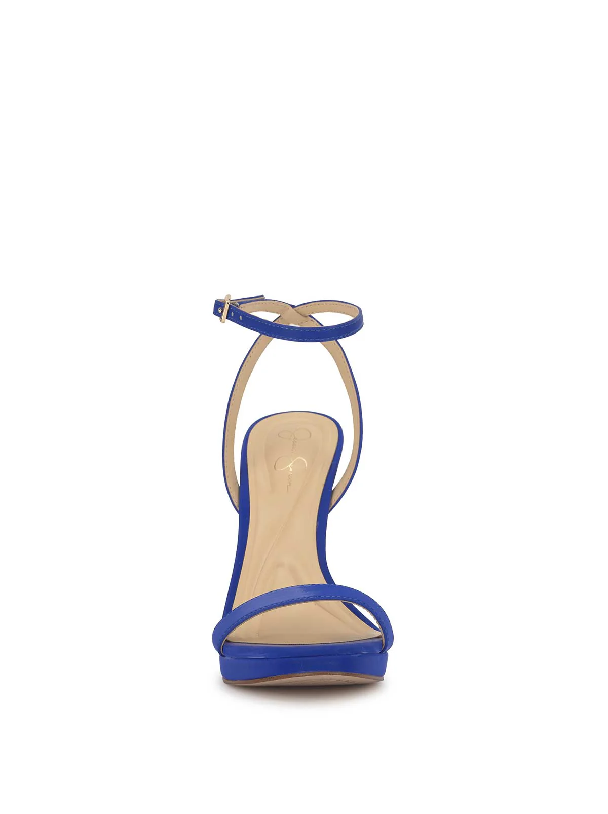 Divra High Heel Sandal in Blue Royale - Image 2