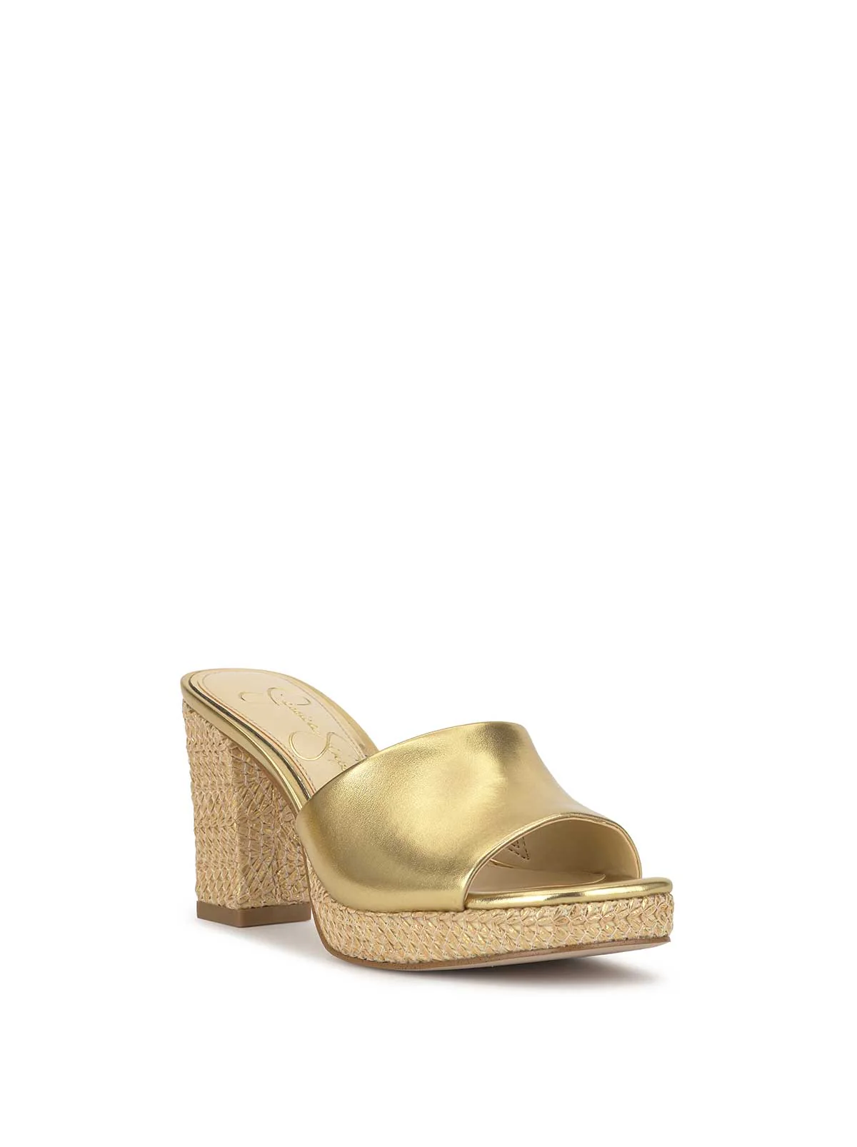 Elyzza High Heel Slide in Gold - Image 4