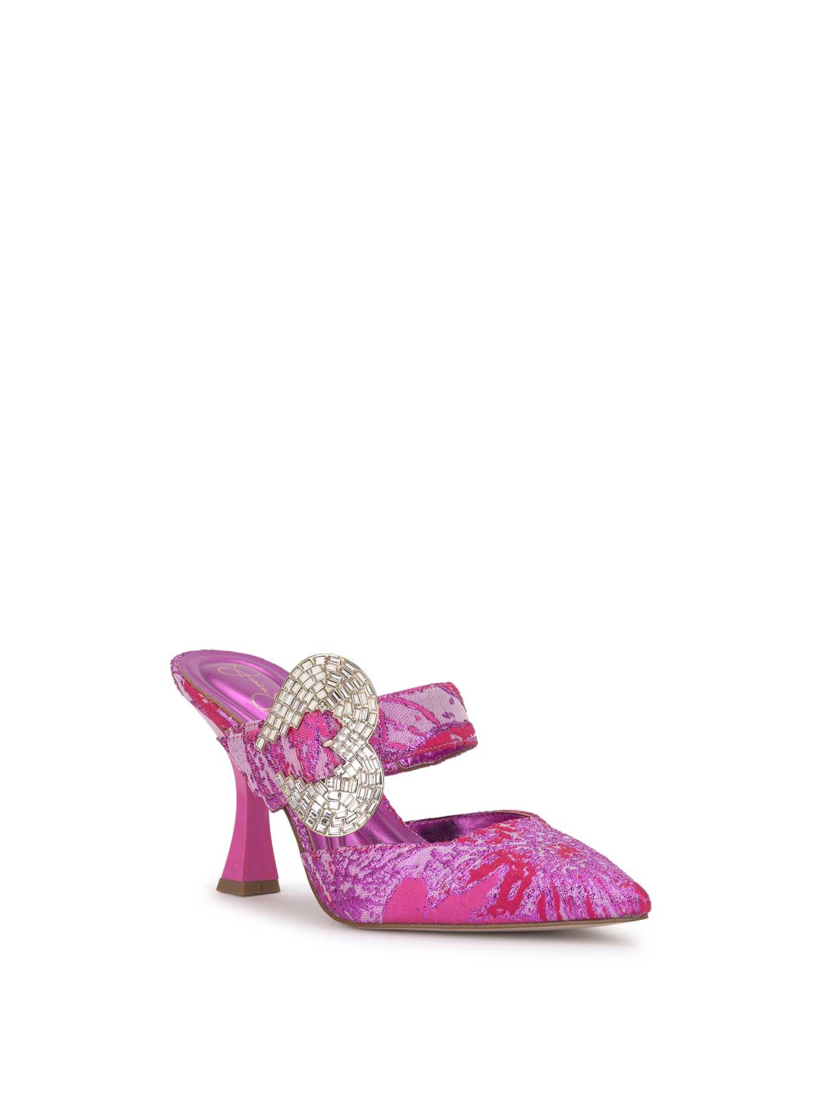 Favica High Heel in Pink & Red - Image 4
