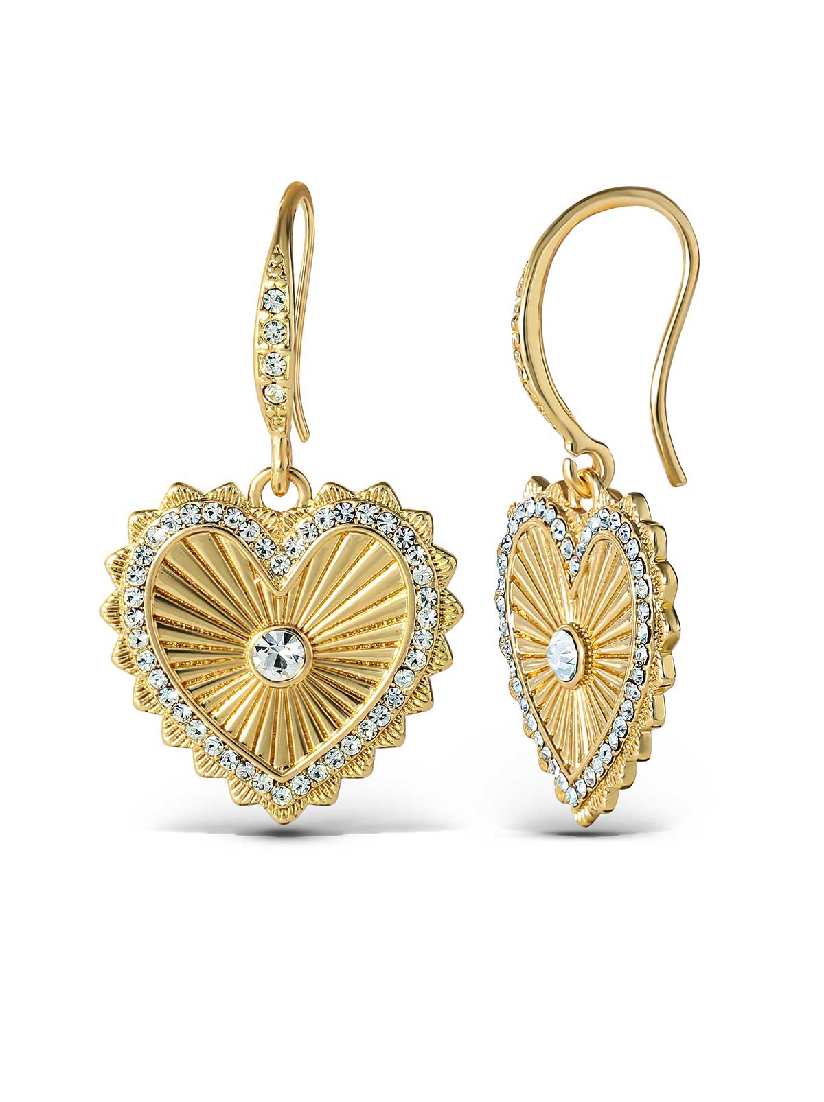 Heart Drop Earrings - Image 2