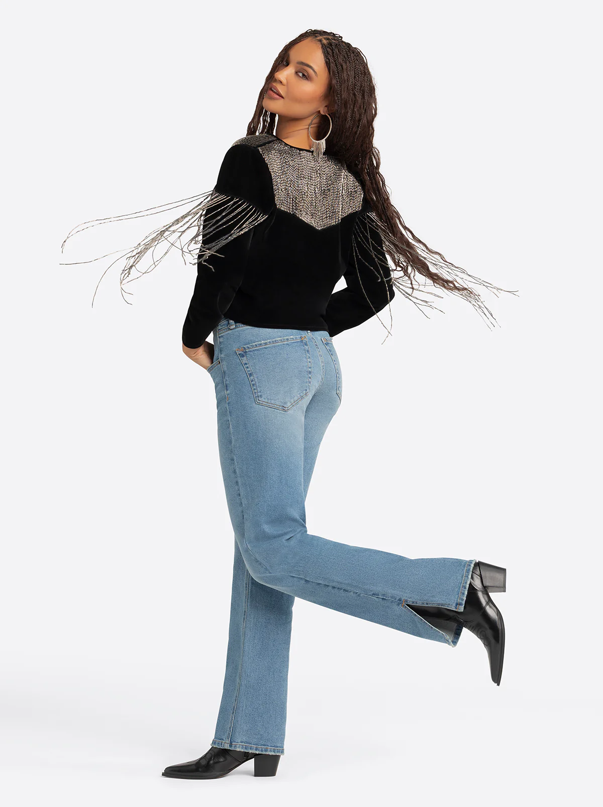 Jessica Simpson 2.0 Joan Stovepipe Jeans in Rustic - Image 5