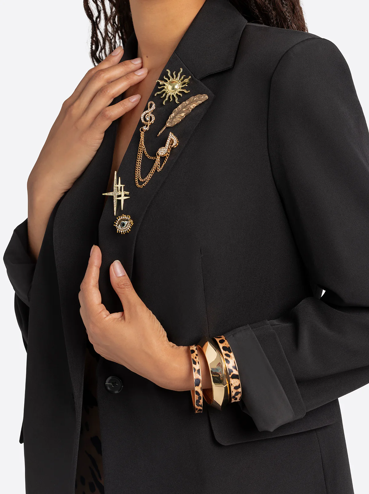 Jessica Simpson 2.0 Lenna Blazer in Black - Image 6