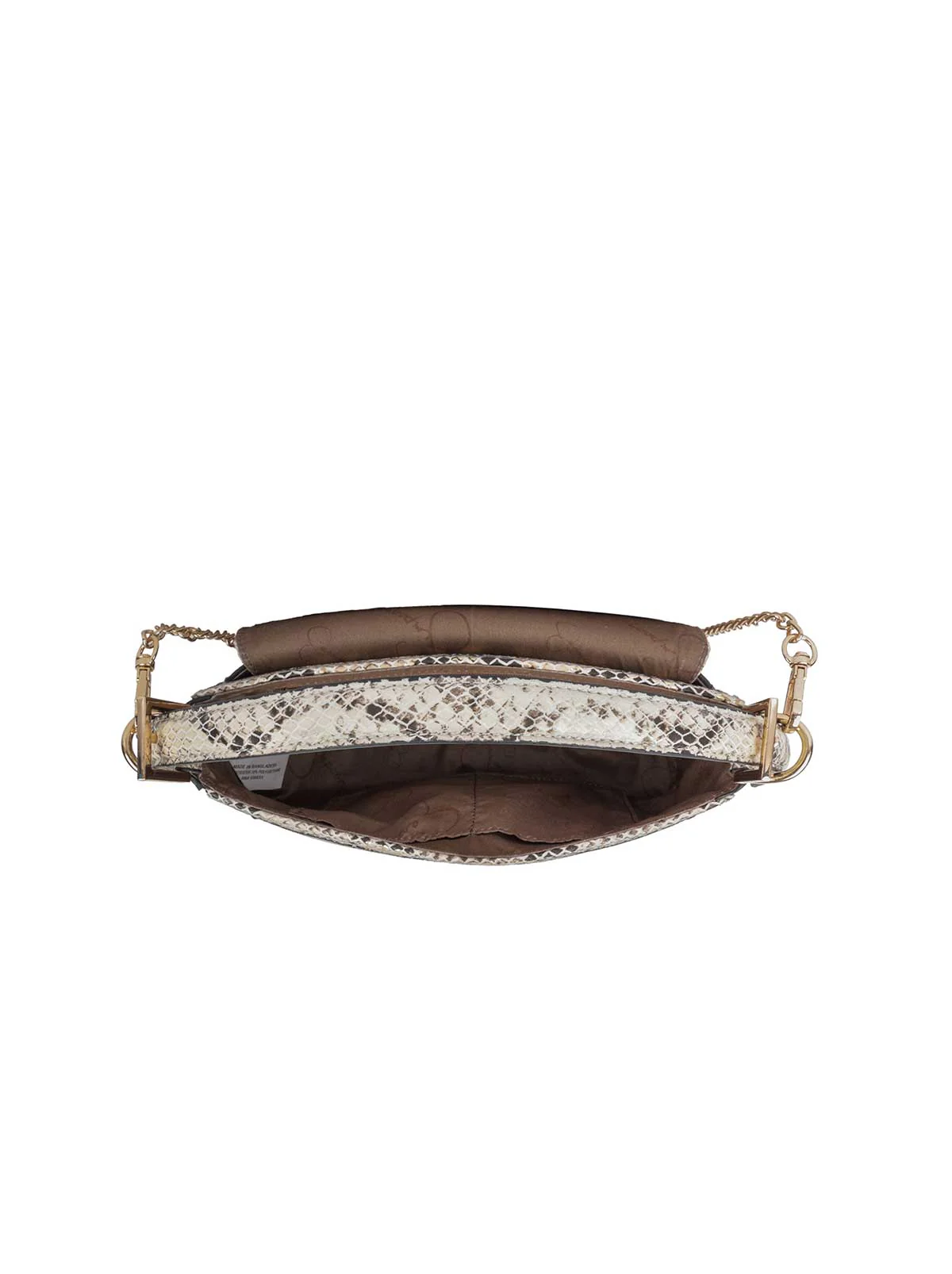 Jessica Simpson 2.0 Luisa Top Handle in Ivory Snake - Image 3
