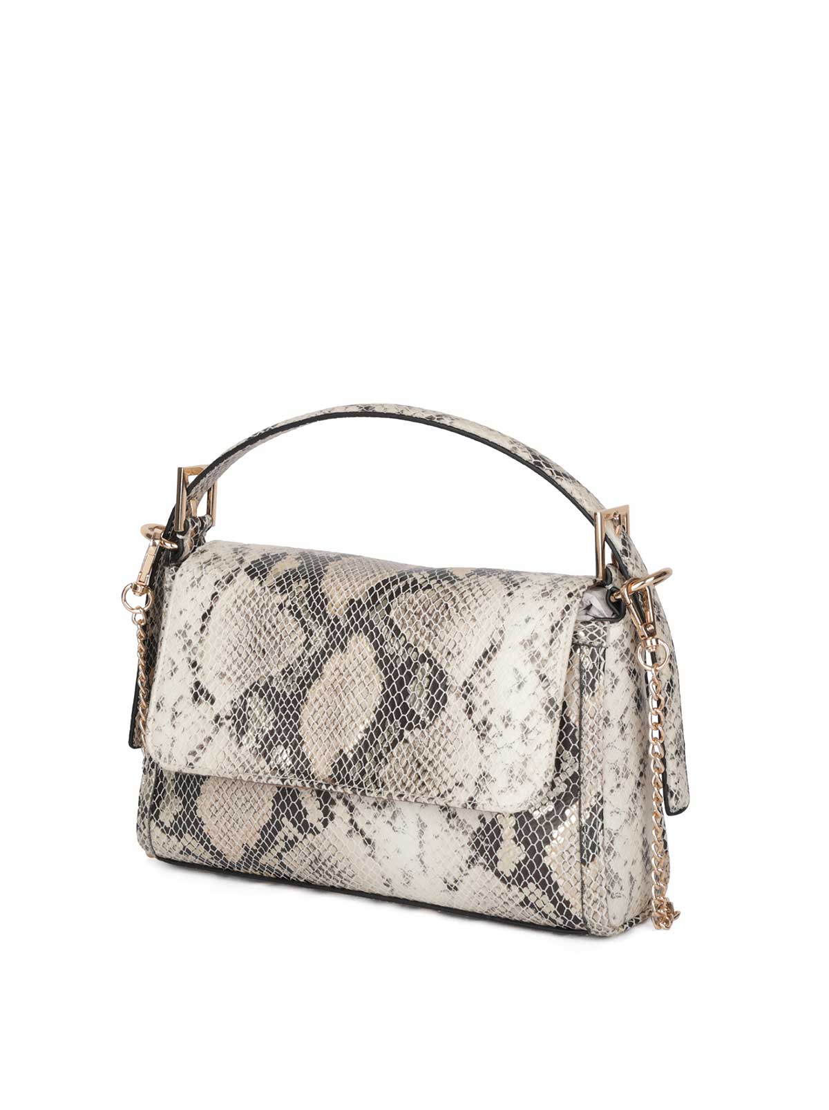 Jessica Simpson 2.0 Luisa Top Handle in Ivory Snake - Image 4
