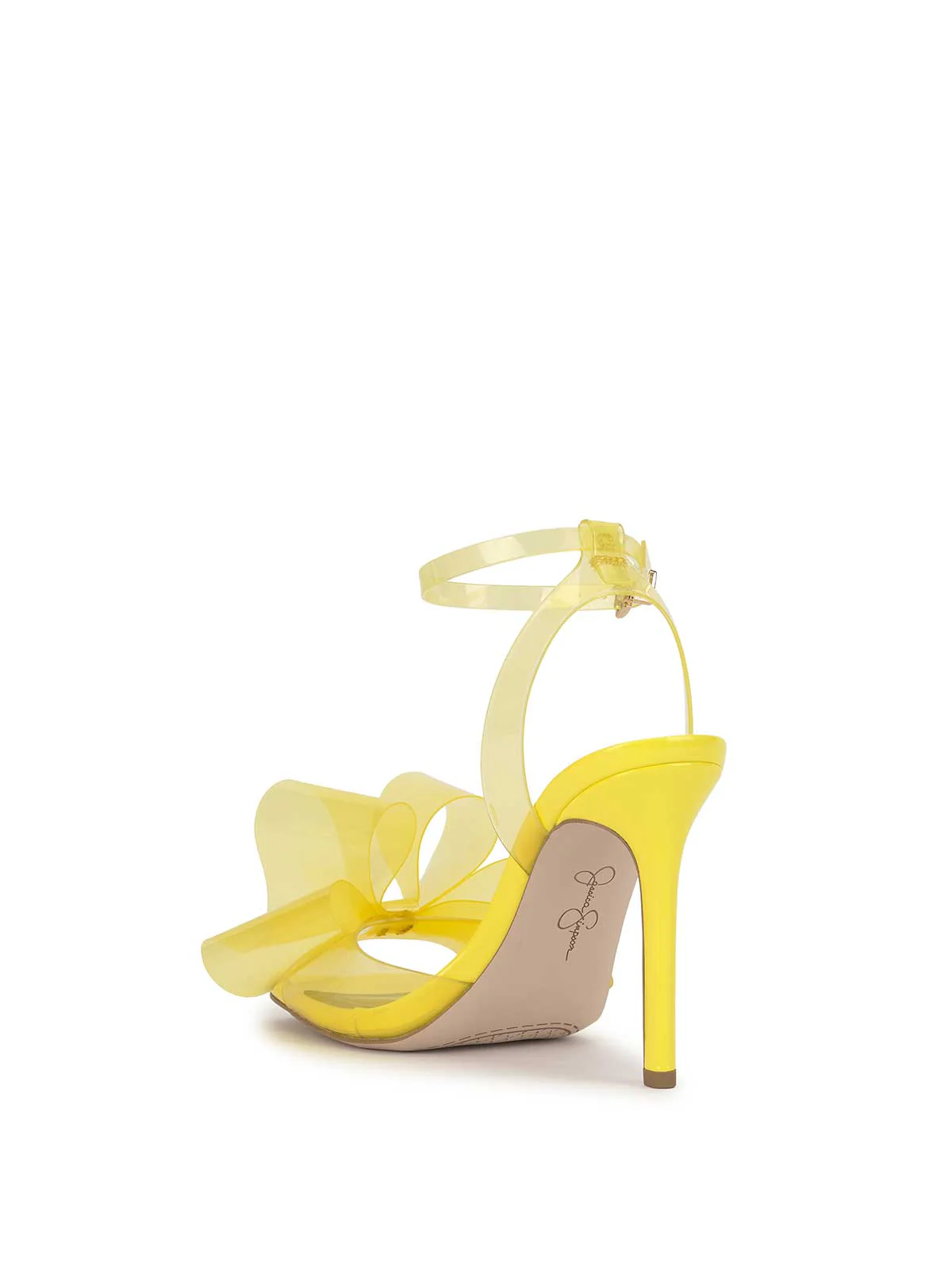 Olivine High Heel in Bright Yellow - Image 3