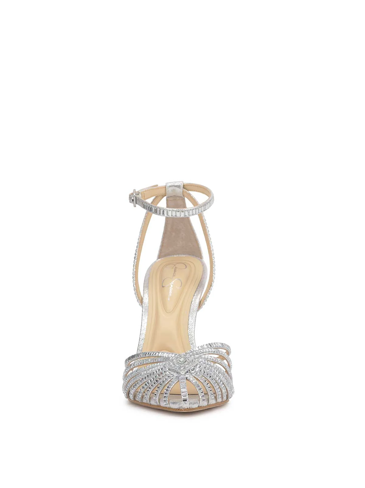 Paveri Pump in Silver - Image 3