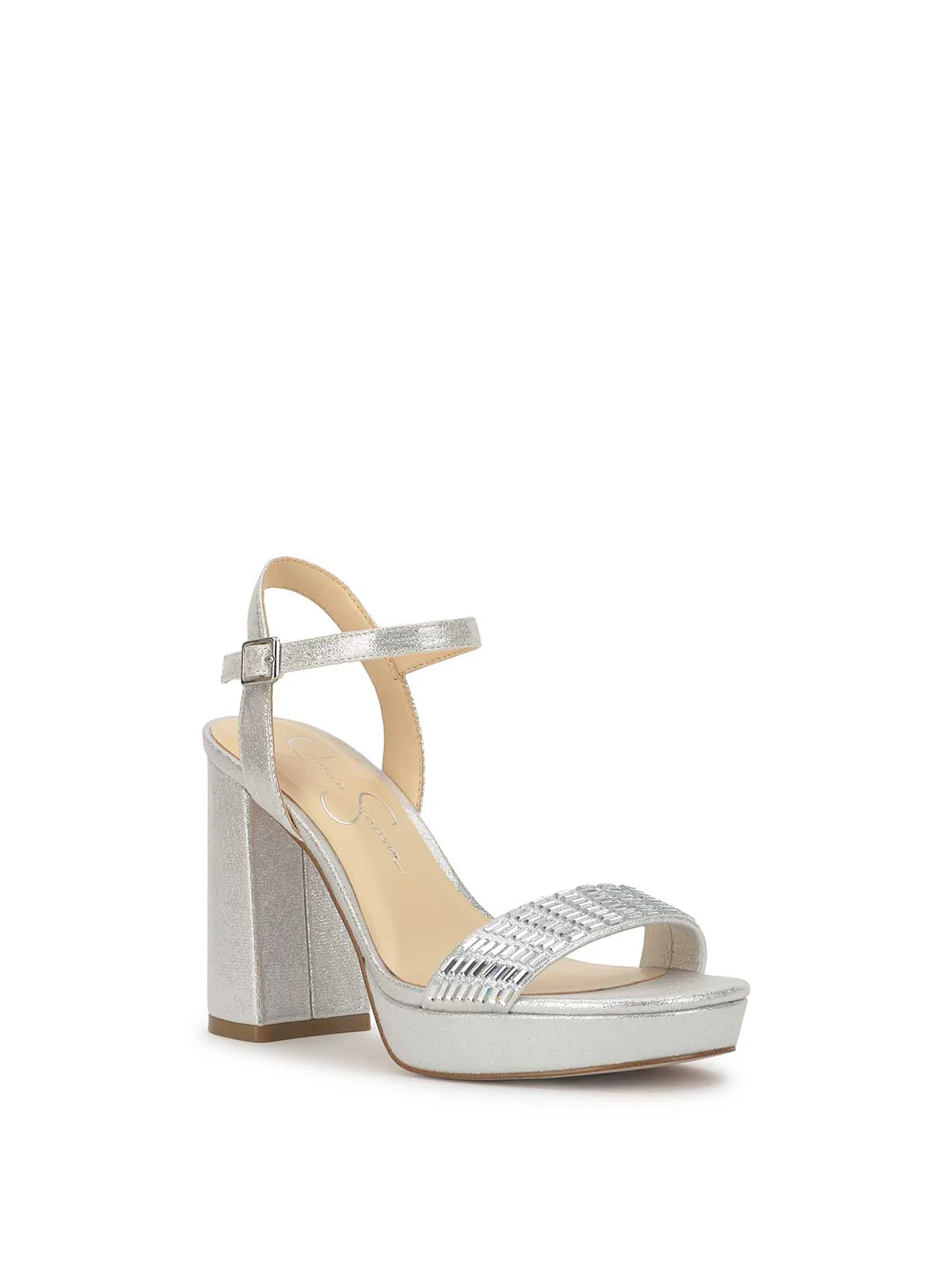 Skilia High Heel in Silver - Image 4