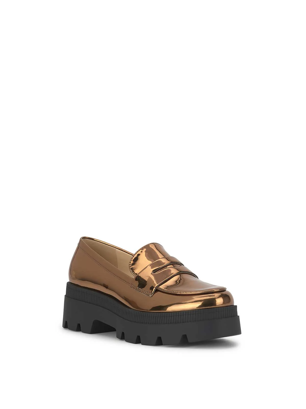 Ullinia Lug Platform Loafer in Bronze - Image 4