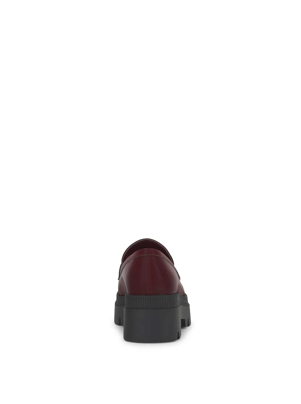 Ullinia Lug Platform Loafer in Dark Cherry - Image 5