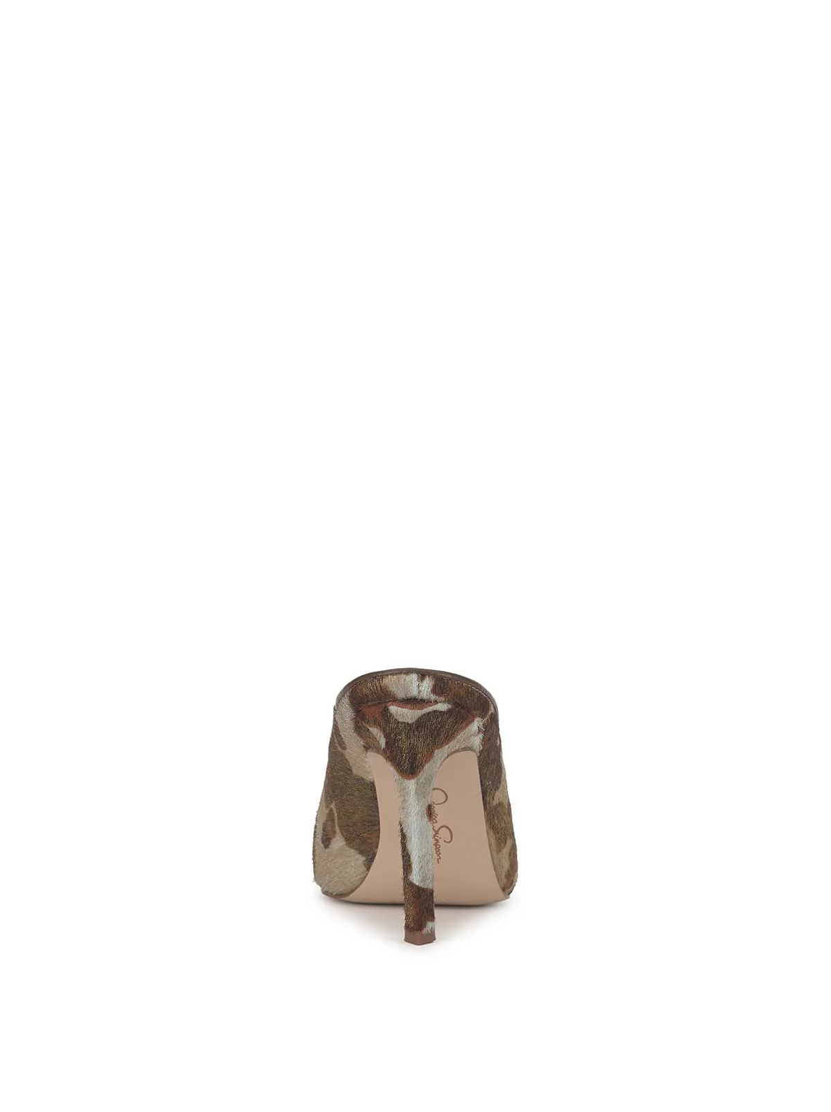 Wilix High Heel Mule in Miley Cow Print - Image 3